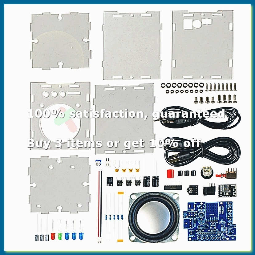 Diy Electronics Project Kit - DIY Bluetoothスピーカーキット 電子工作 DIYはんだ付けプロジェクト 練習用はんだ付け組み立て DIY電子キット部品