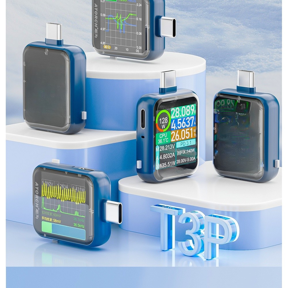 ATORCH T3P USB電力アナライザー、タッチスクリー - Logic Analyzer Usb のレビューと価格