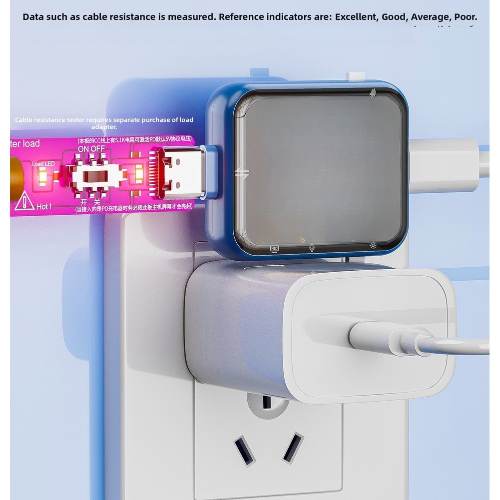 ATORCH T3P USB電力アナライザー、タッチスクリー - Logic Analyzer Usb のレビューと価格