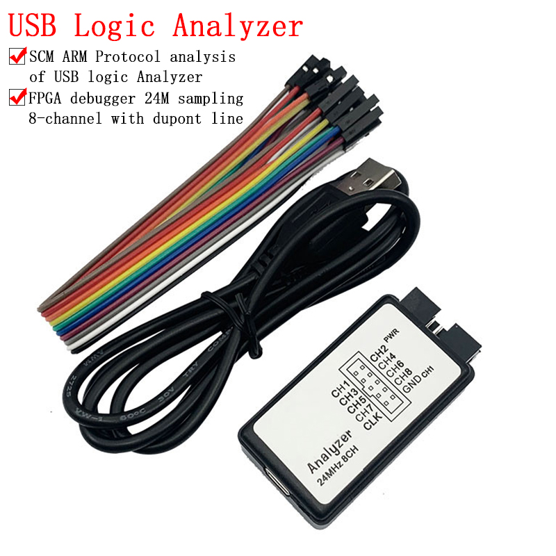 アームfpga、ロジックアナライザー、24mhz、8チャンネ - Logic Analyzer Usb のレビューと価格