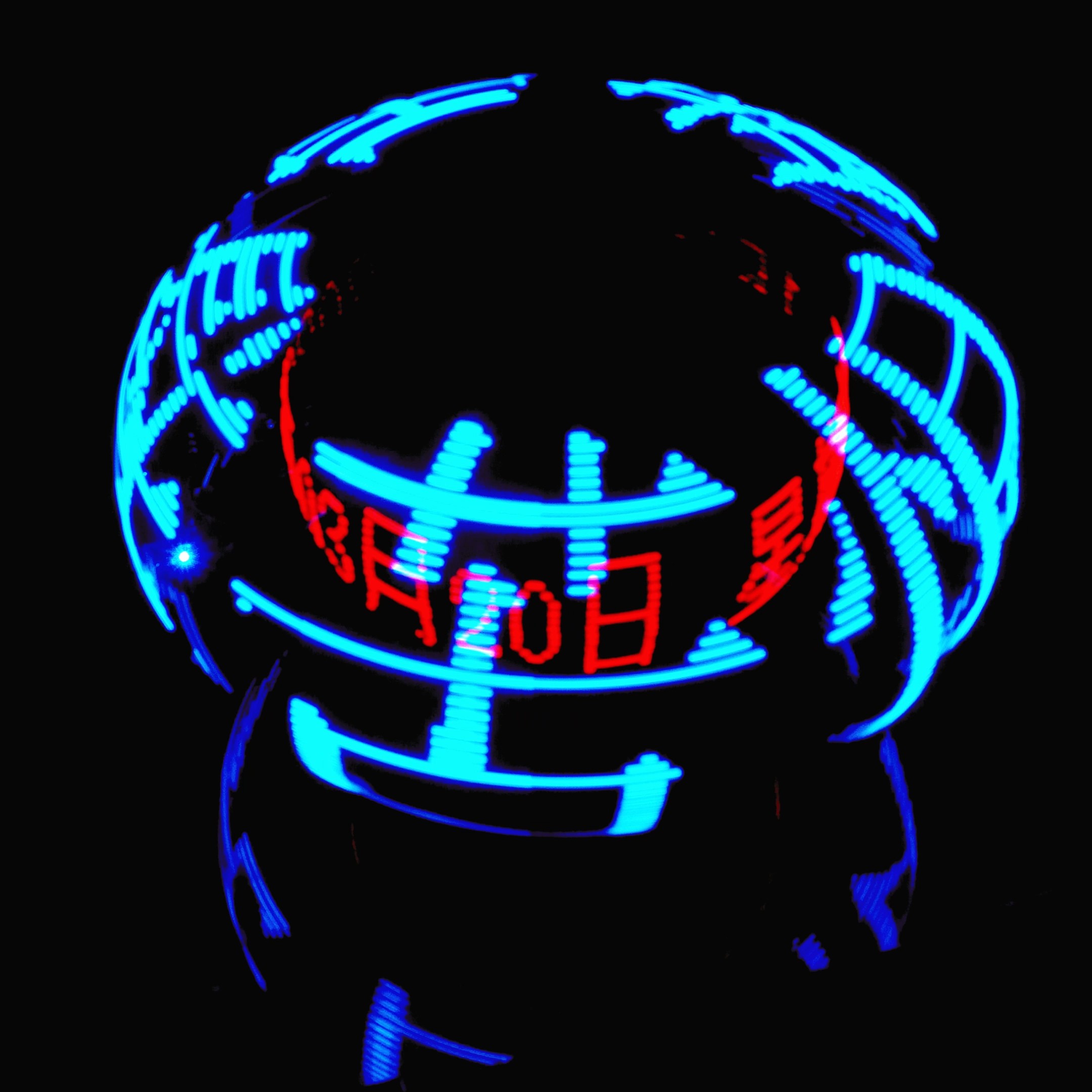 二軸球面回転 LED キットカラー時計表示リモコンマイクロコ - Diy Audio Electronics Kit のレビューと価格