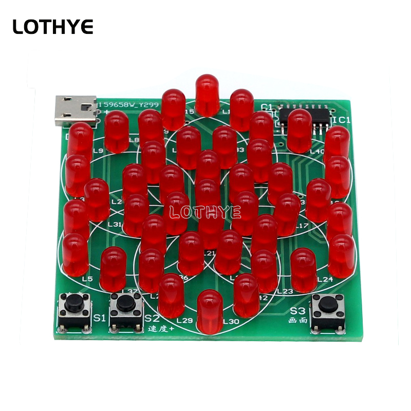 LED電子ウィンドミルライト、マルチスタイルパターン、5v、 - Diy Electronics Project Kit のレビューと価格