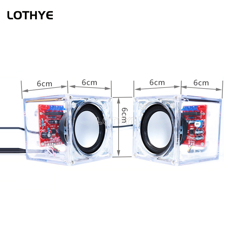 DIY 電子キット 2 チャンネルミニスピーカー作成キット小 - Diy Audio Electronics Kit のレビューと価格