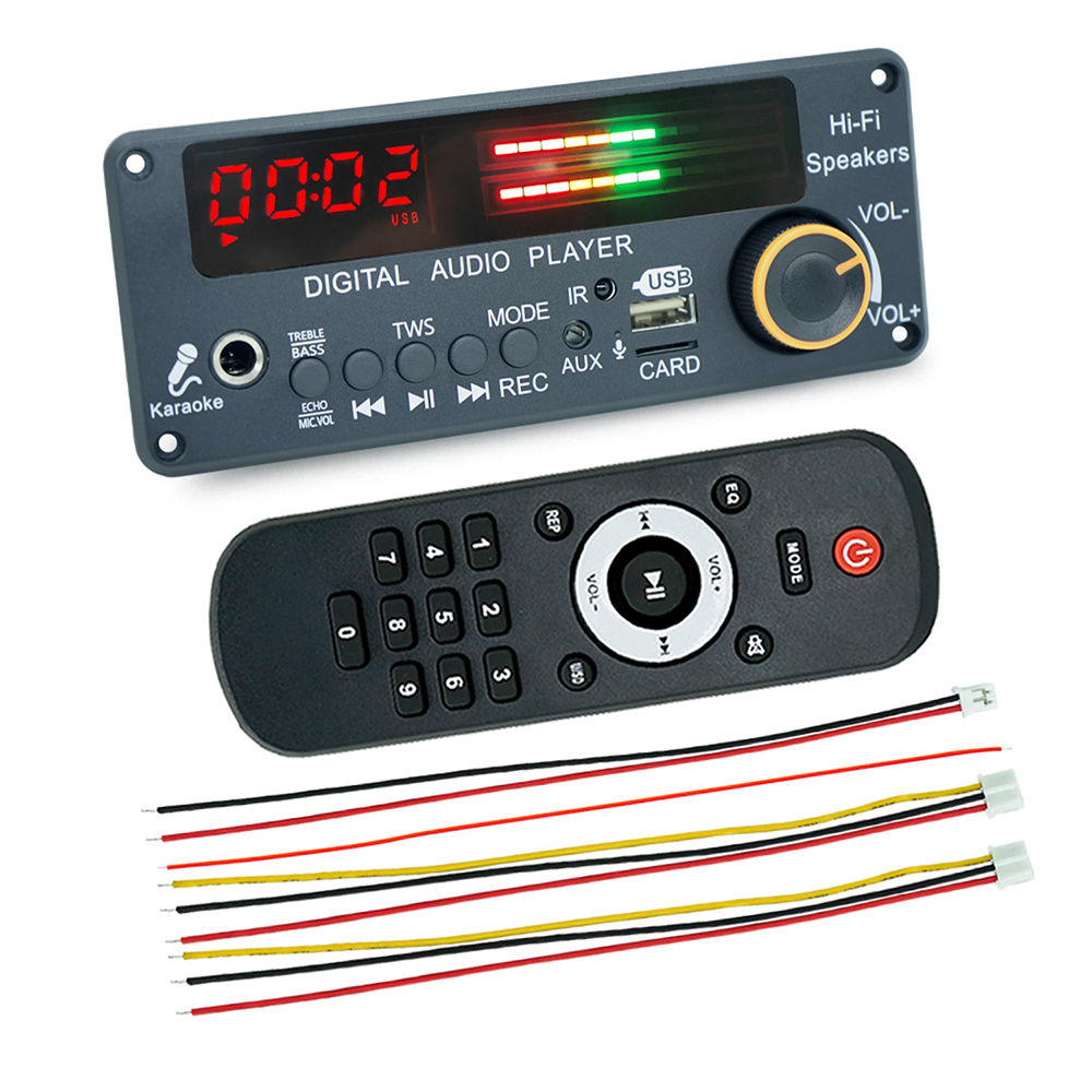 DC12V MP3 WMA WAVデコーダーボード Blue - Diy Audio Electronics Kit のレビューと価格