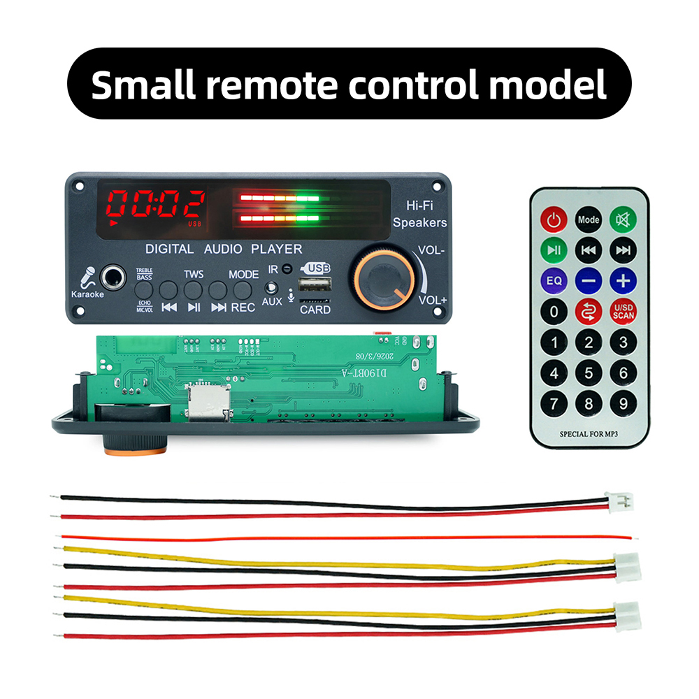 DC12V MP3 WMA WAVデコーダーボード Blue - Diy Audio Electronics Kit のレビューと価格